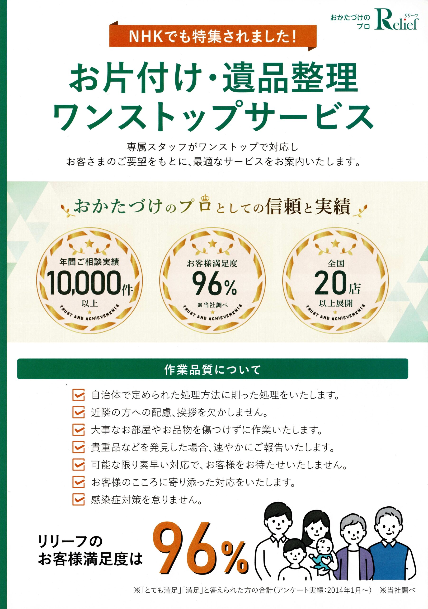 新潟直葬サービス｜生前整理・遺品整理｜リリーフ新潟中央店